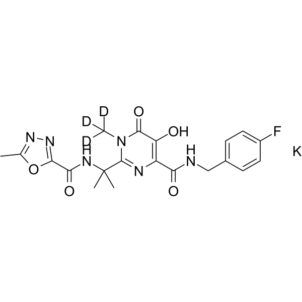 Raltegravir sodium 1246816-98-7